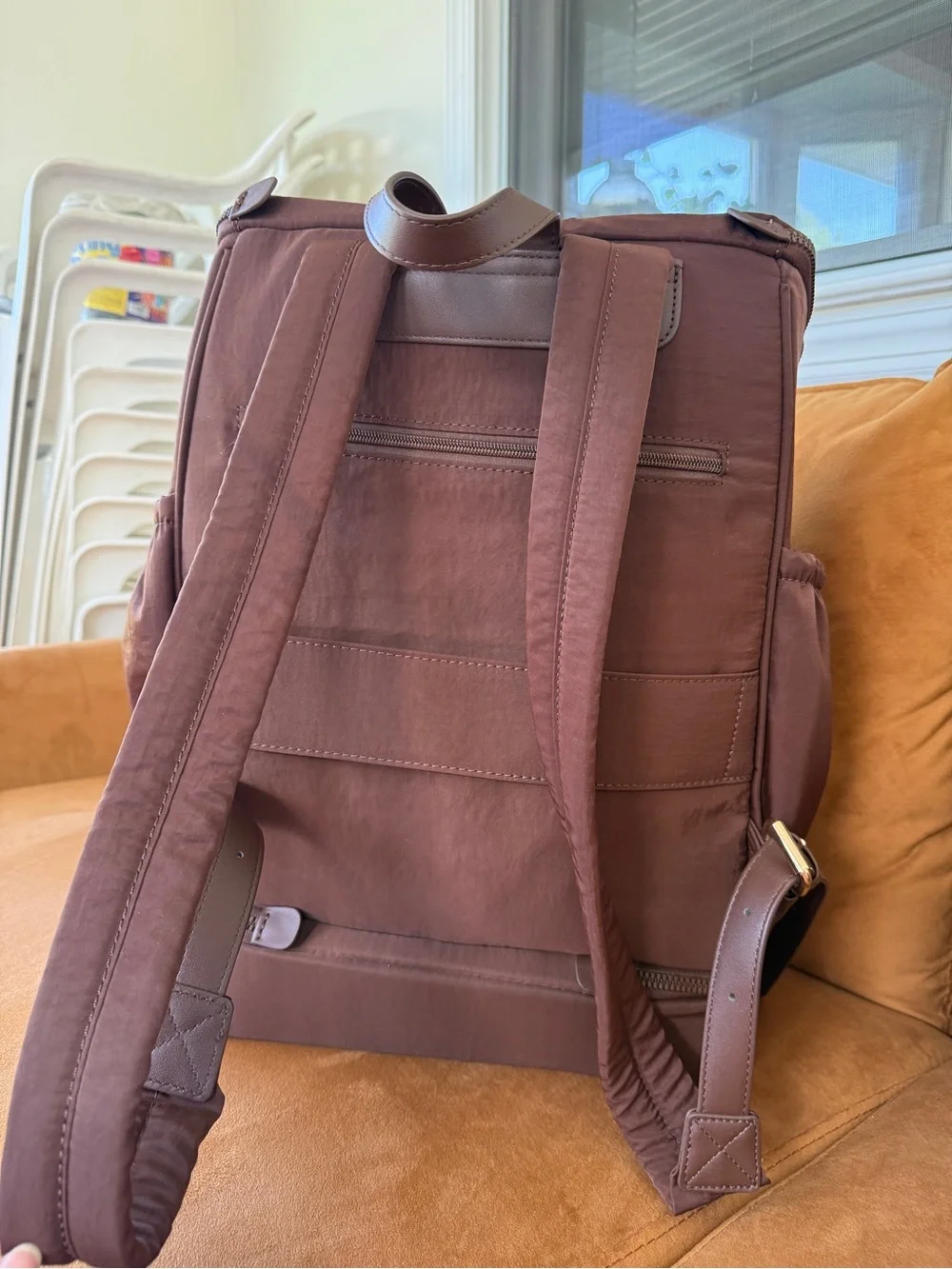 Poppy & Peonies The Summit Backpack - Chocolate Brown